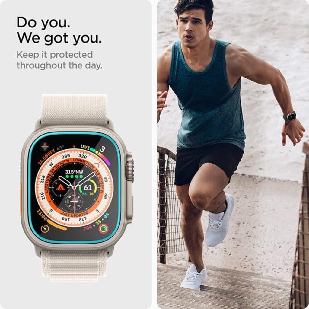 Spigen GLAS.tR EZ Fit Apple Watch Ultra 1/2 Clear