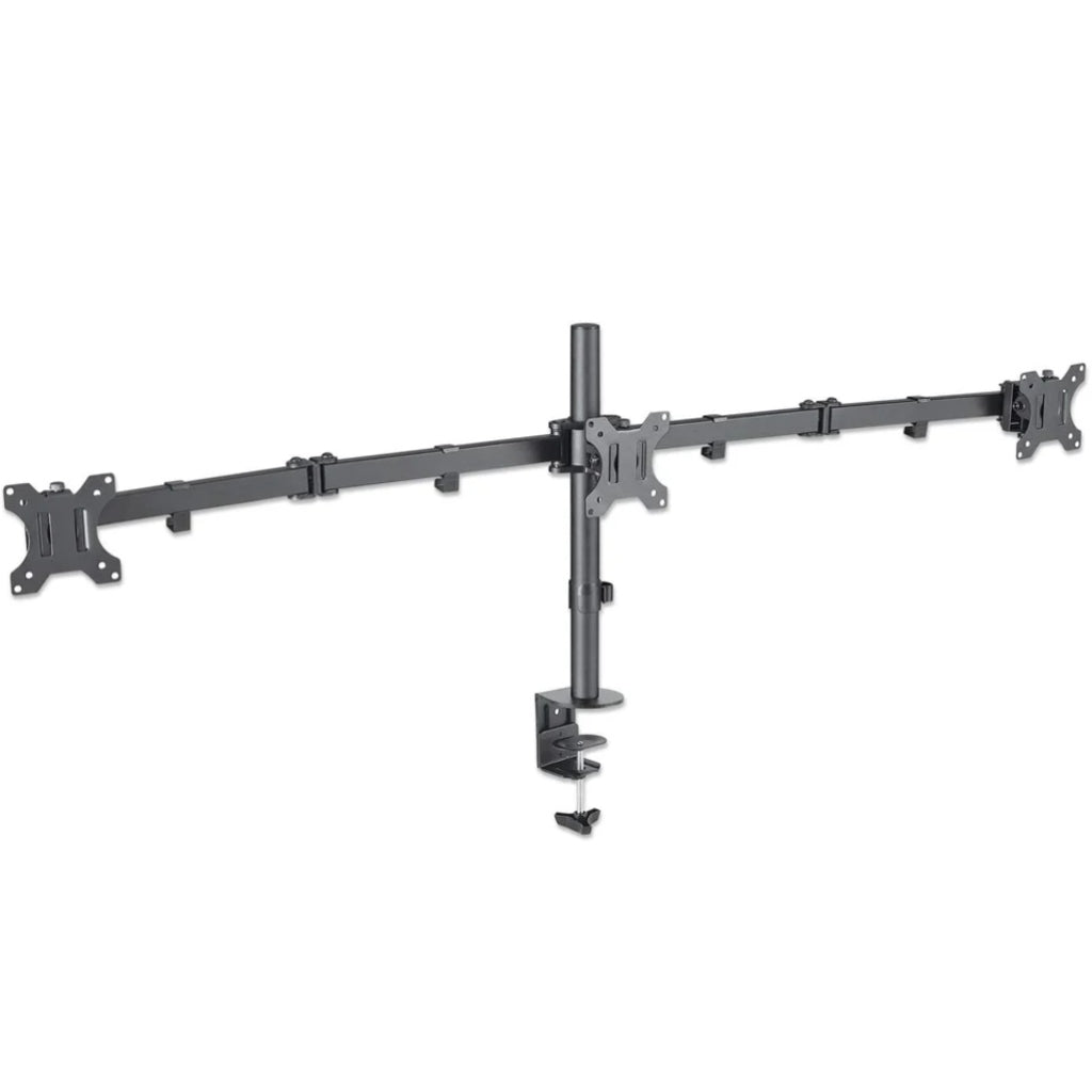 Manhattan Triple Monitor Mount 13-27" 7kg