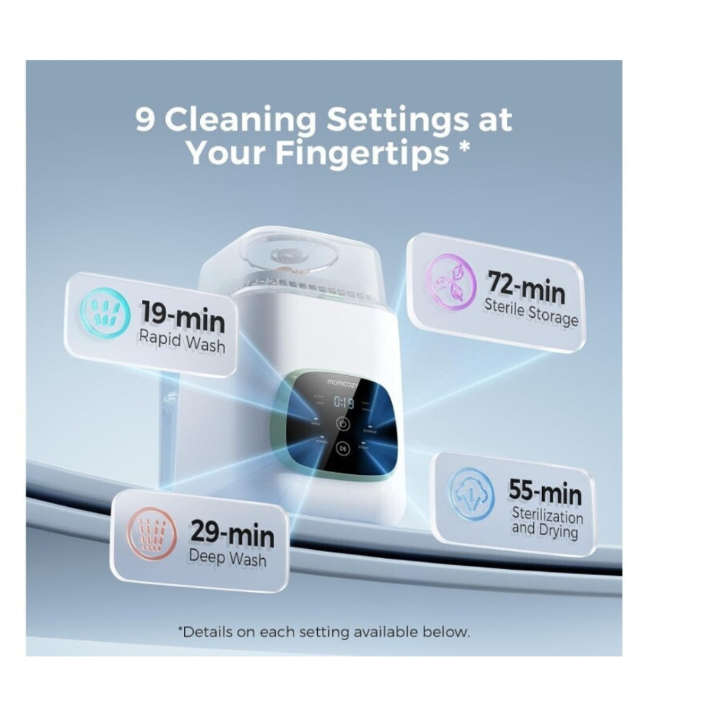 Momcozy CleanPal Pro BS03 Baby Bottle Washer & Sterilizer