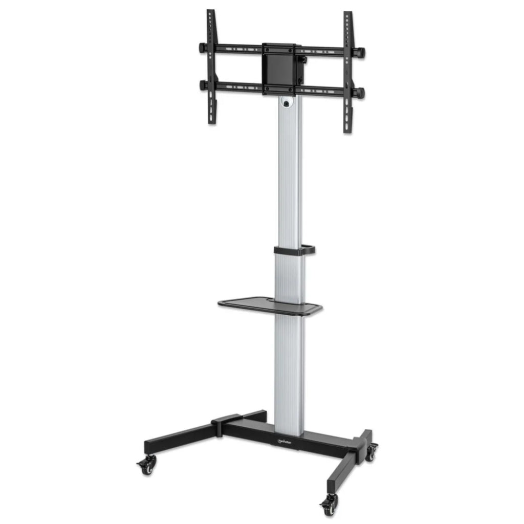 Manhattan Aluminum Height-Adjustable TV Cart 37-86" 50kg