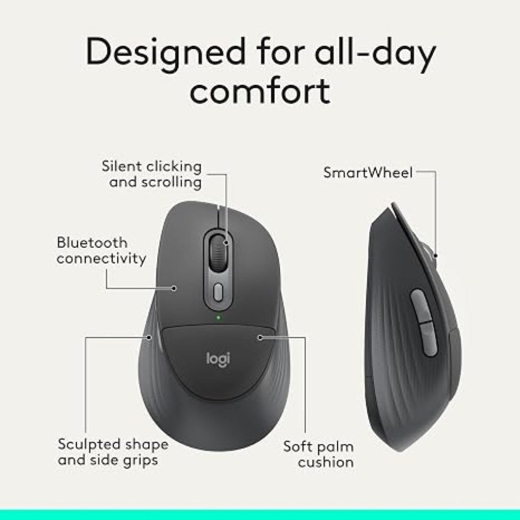 Logitech M850 L Signature Comfort Plus Wireless Mouse