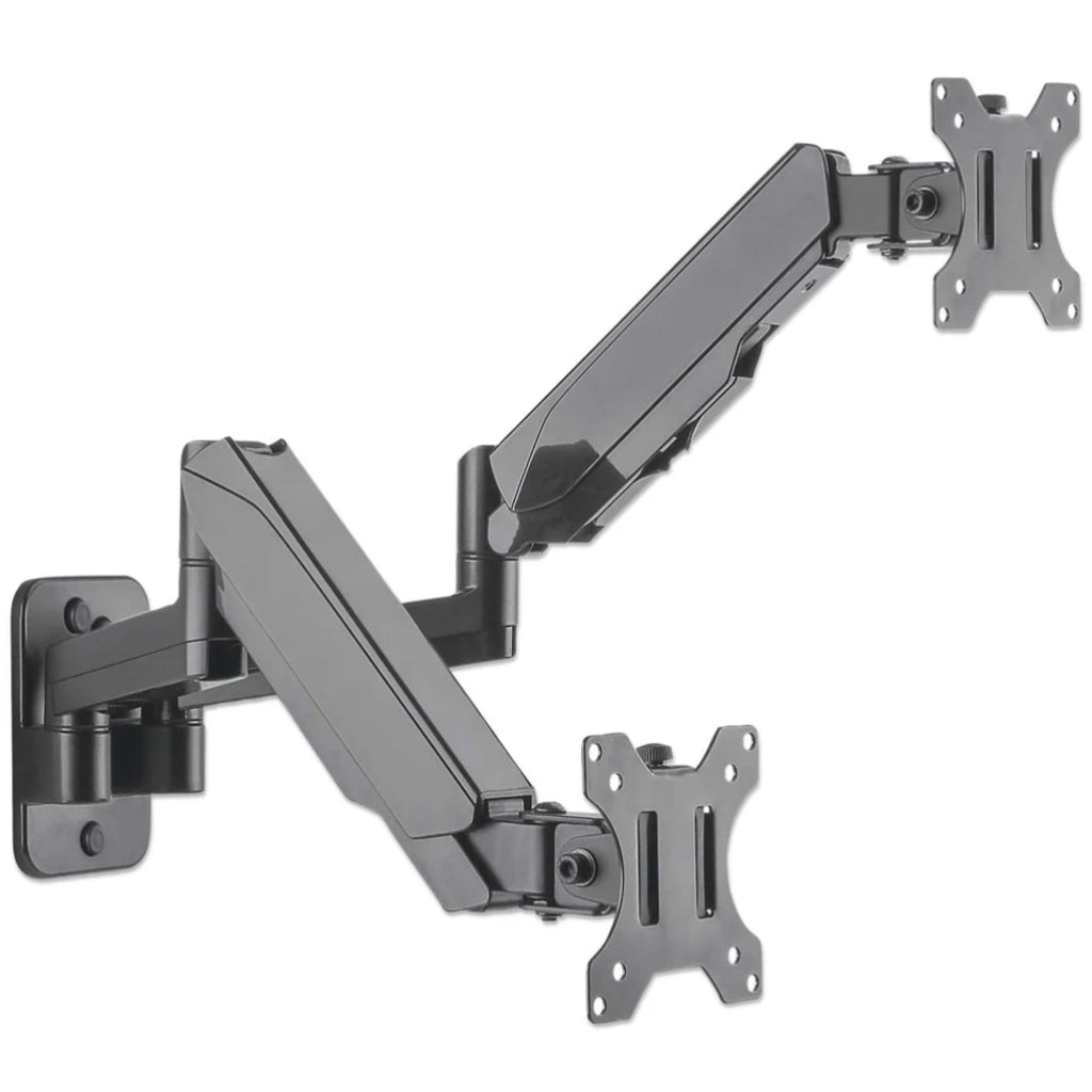 Manhattan Dual Monitor Gas Spring Wall Mount 17-32" 8kg