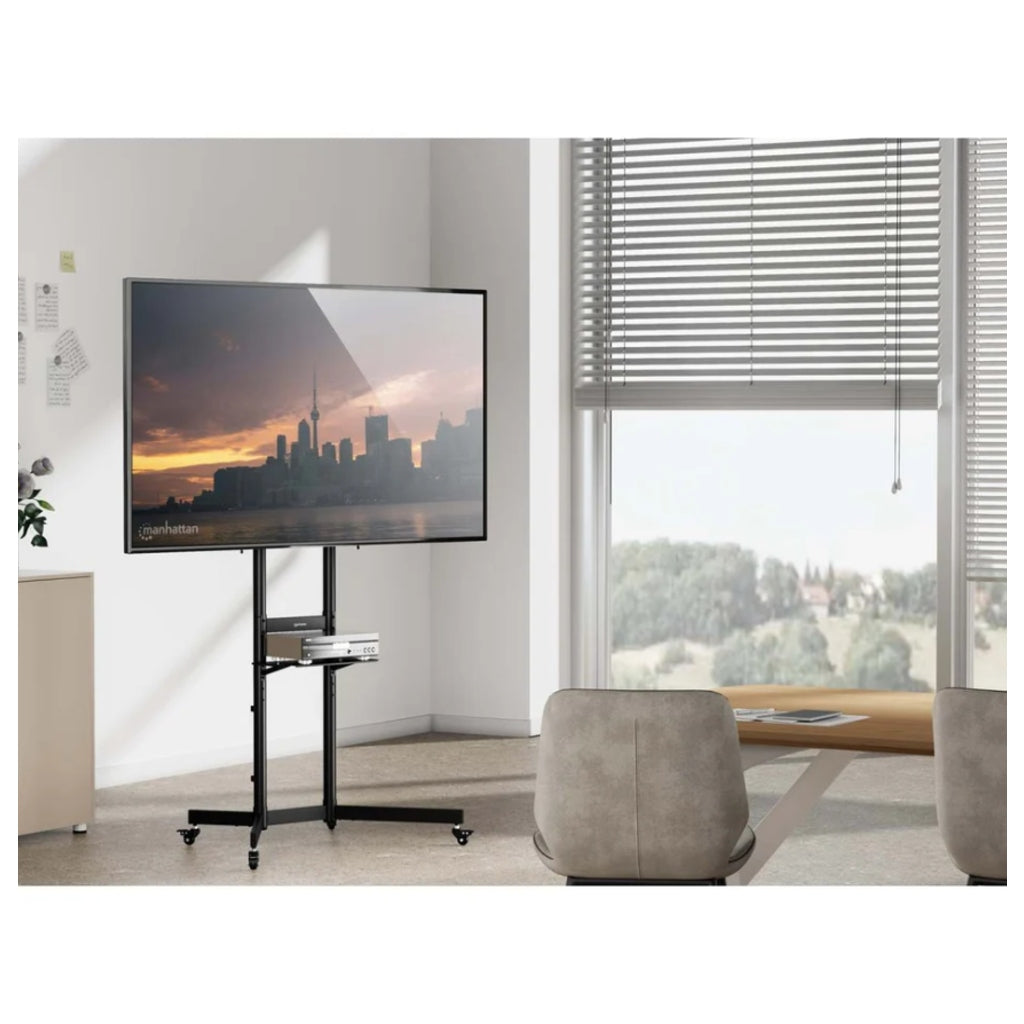 Manhattan Height-Adjustable TV Cart 37-70" 70kg