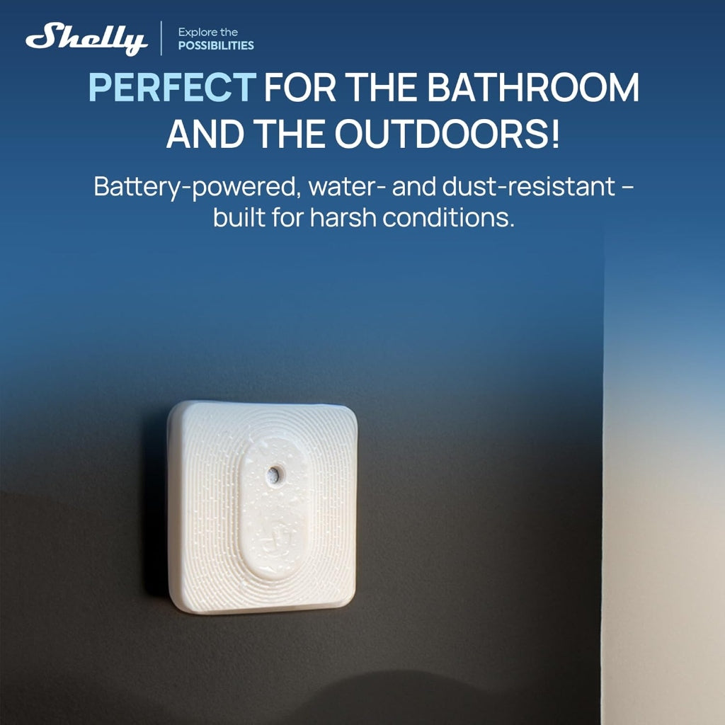 Shelly BlU H&T ZB Smart Sensor Ivory