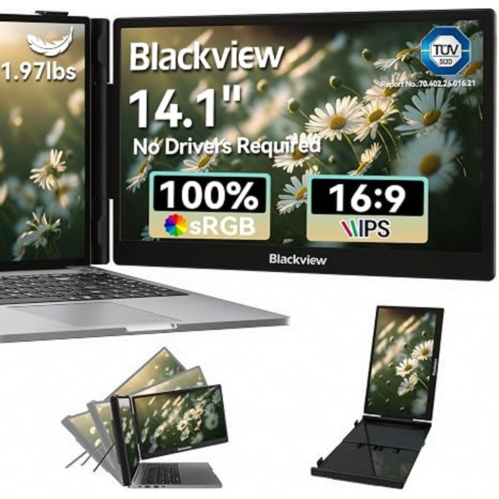 Blackview DCM5 Dual 14" Monitor Extender FHD