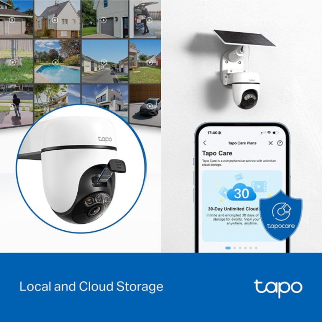 TP-Link TAPO C610 KIT 2K 3MP PT Solar Outdoor Cam