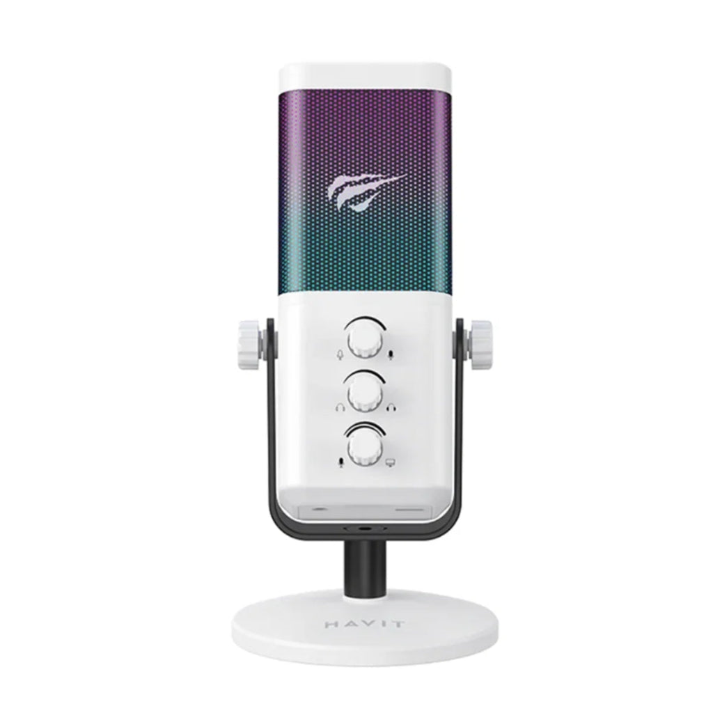 HAVIT PC Series Live Microphone White