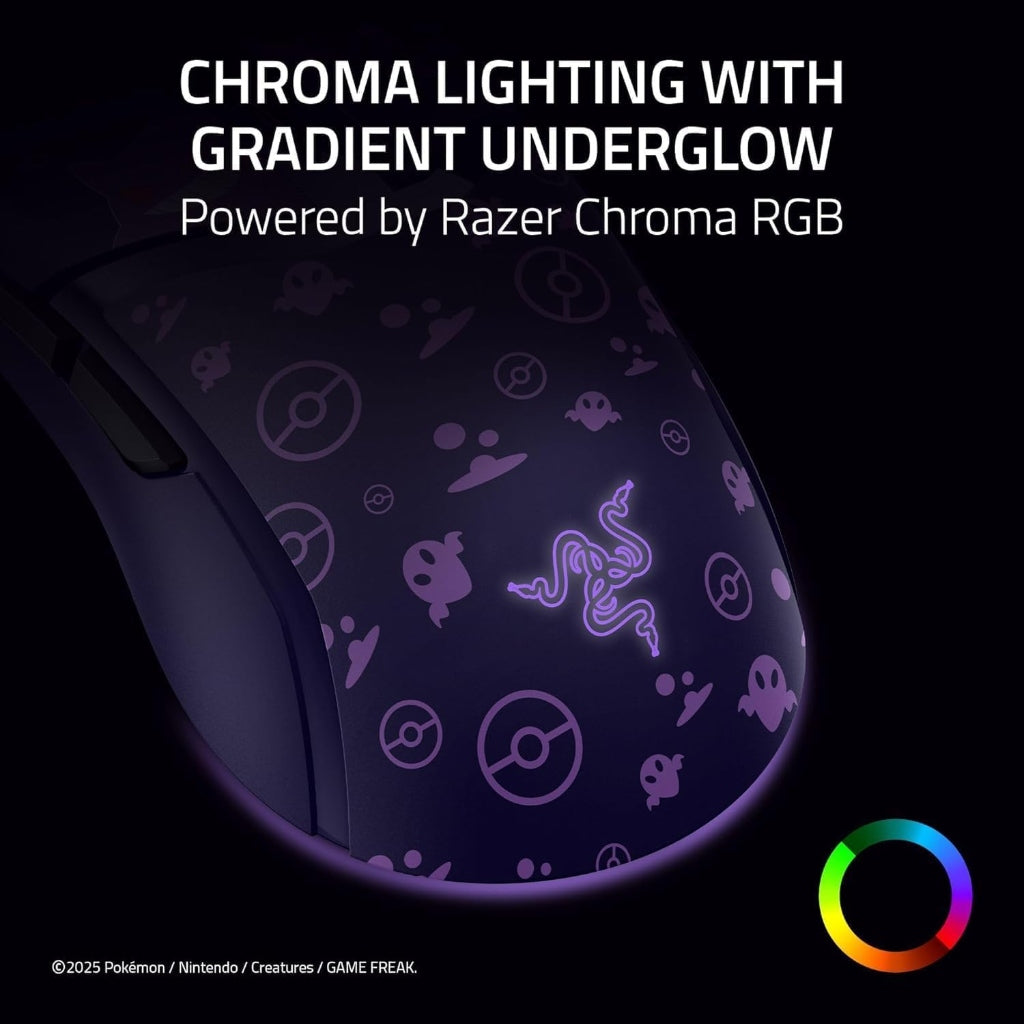 Razer Cobra Pokemon Gengar Ed. Lightweight RGB Gaming Mouse
