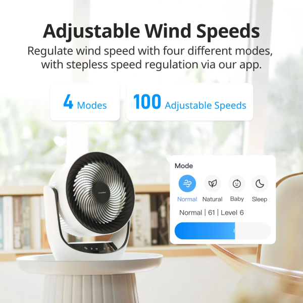 SwitchBot Battery-Powered Fan | Klikk Malta
