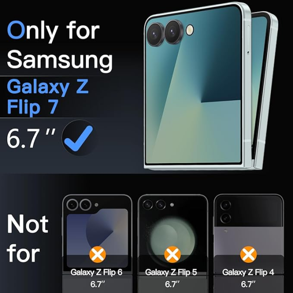 Tempered Glass for Galaxy Z Flip7 Clear | Klikk Malta