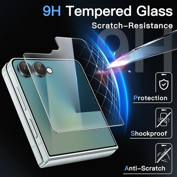 Tempered Glass for Galaxy Z Flip7 Clear | Klikk Malta