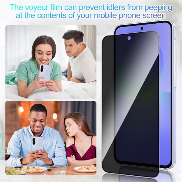Tempered Glass Privacy for Samsung Galaxy A... | Klikk Malta