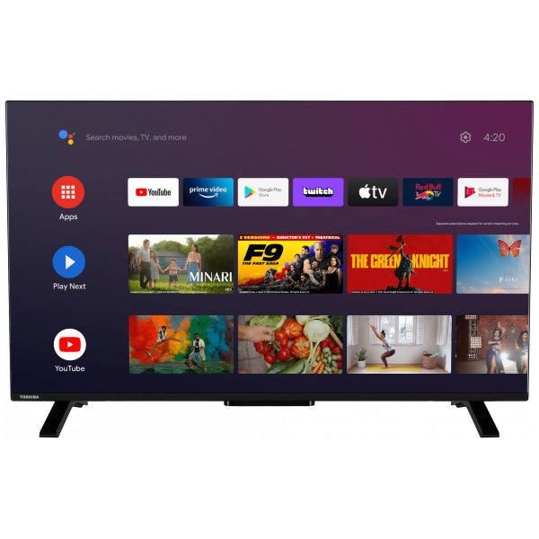 Toshiba 55 inch 4K UHD HDR10 Android Smart TV | Klikk Malta