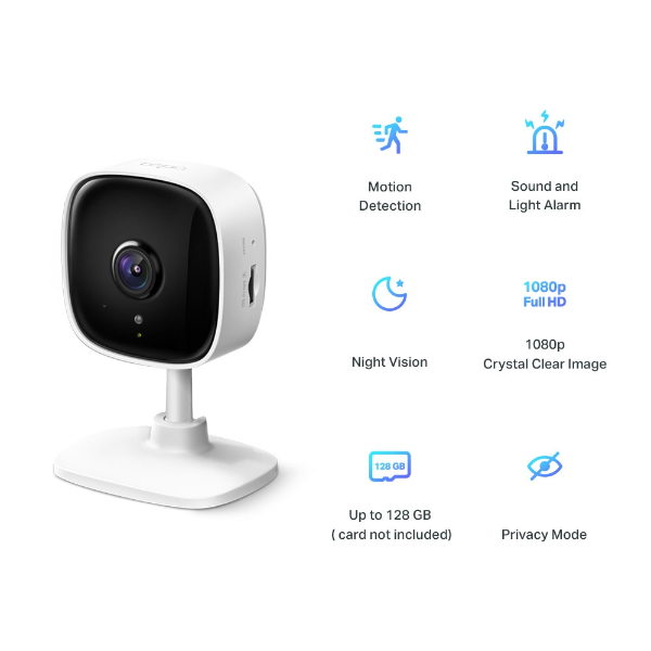 TP-Link C100 Tapo Full-HD Wi-Fi Cloud Camera | Klikk Malta