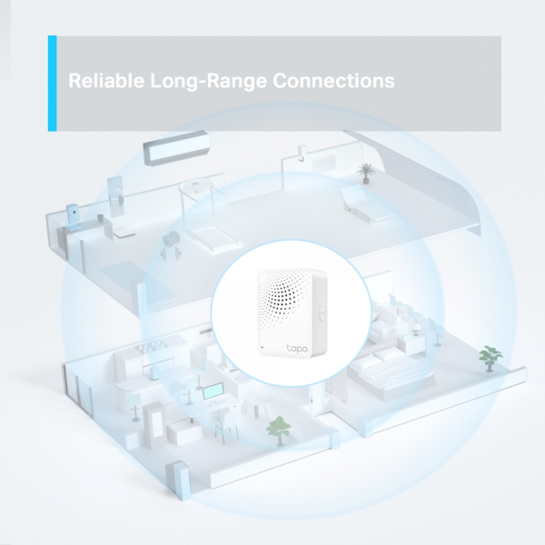 TP-Link Tapo H100 Smart Hub with Chime | Klikk Malta