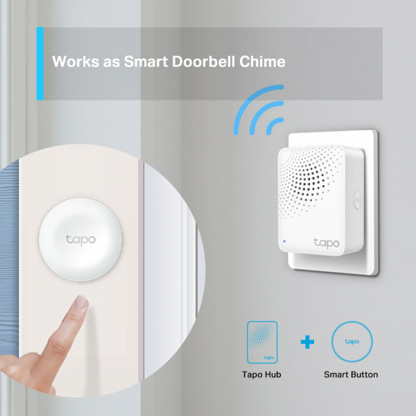 TP-Link Tapo H100 Smart Hub with Chime | Klikk Malta