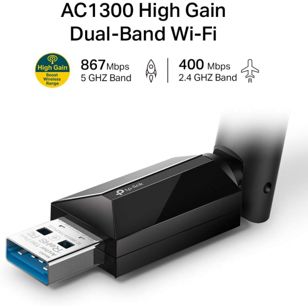 TP-Link Archer T3U Plus AC1300 MU-MIMO Wire... | Klikk Malta