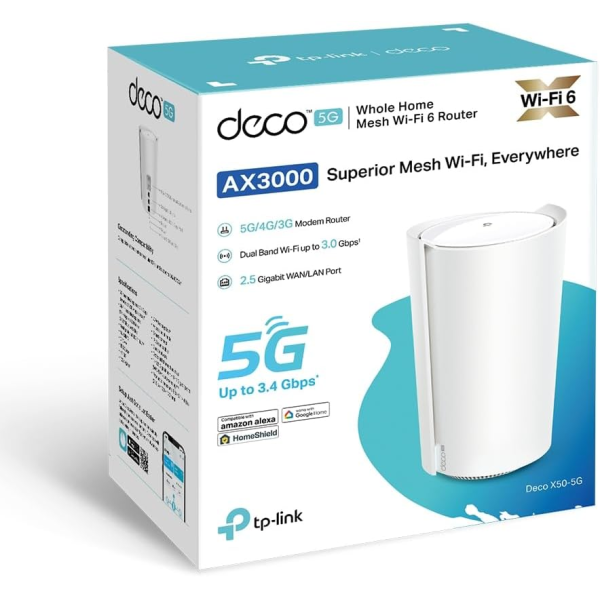 TP-Link Deco X50 5G AX3000 Mesh Wi-Fi 6 Rou... | Klikk Malta