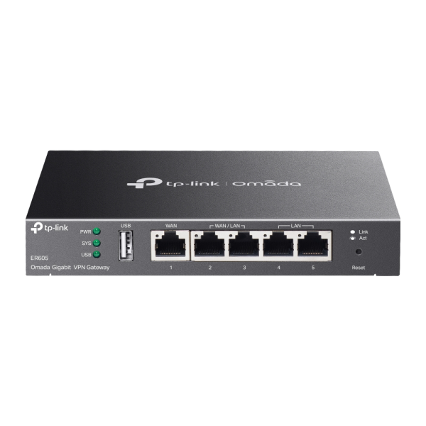 TP-Link Omada ER605 Gigabit VPN Router | Klikk Malta