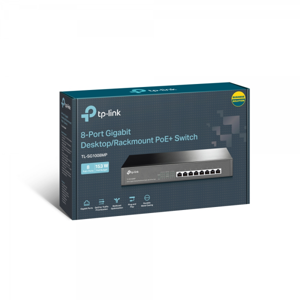 TP-Link SG1008MP 8-port Gigabit Switch with... | Klikk Malta