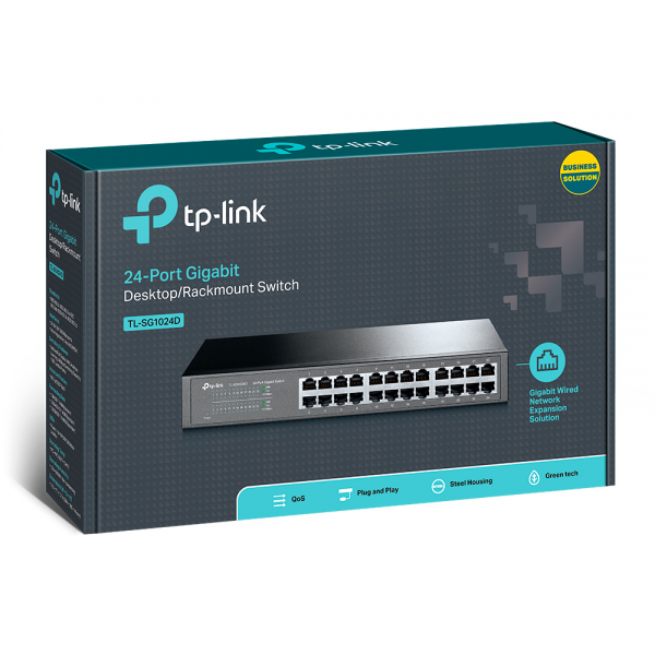 TP-Link SG1024D 24-port Gigabit Network Switch | Klikk Malta