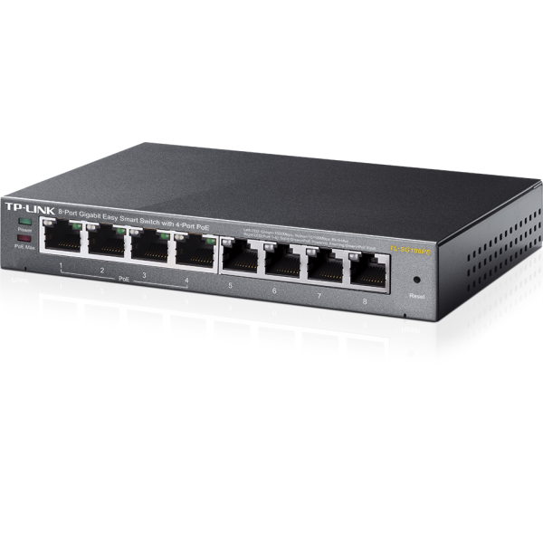 TP-Link SG108PE 8-port Gigabit Smart Switch... | Klikk Malta