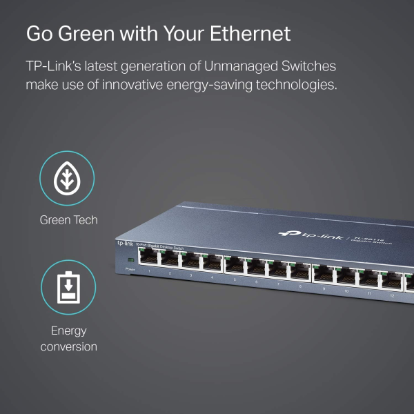 TP-Link SG116 16-port Gigabit Switch | Klikk Malta