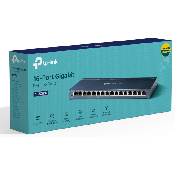 TP-Link SG116 16-port Gigabit Switch | Klikk Malta