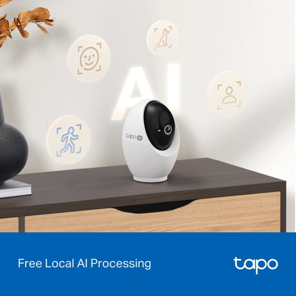 TP-Link TAPO C260 8MP Pan/Tilt Camera | Klikk Malta