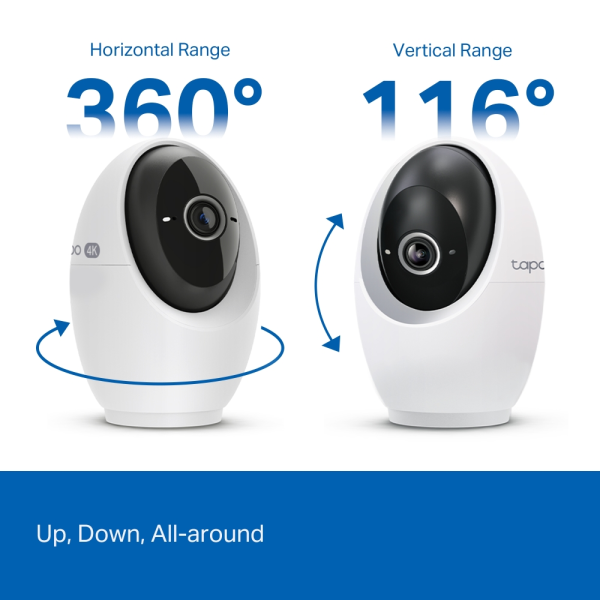 TP-Link TAPO C260 8MP Pan/Tilt Camera | Klikk Malta