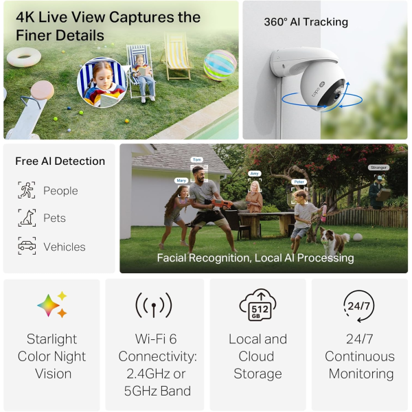 TP-Link TAPO C560WS 4K 8MP Pan/Tilt Outdoor... | Klikk Malta