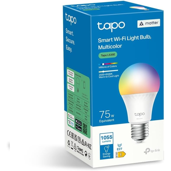 TP-Link Tapo L535E (E27) Smart Wi-Fi LED Bu... | Klikk Malta