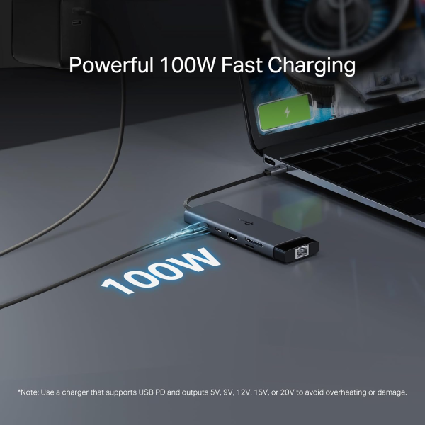 TP-Link UH9120C 9-in-1 USB-C Hub (HDMI 2xUS... | Klikk Malta