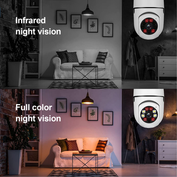 Tuya Smart WiFi Bulb Camera (E27 Screw-In) 3MP | Klikk Malta