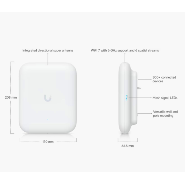 Ubiquiti UniFi UAP U7 Pro Outdoor Access Point | Klikk Malta