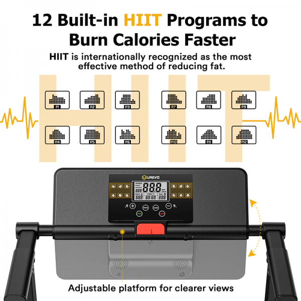 Urevo Foldi Mini Walking & Running Treadmill | Klikk Malta