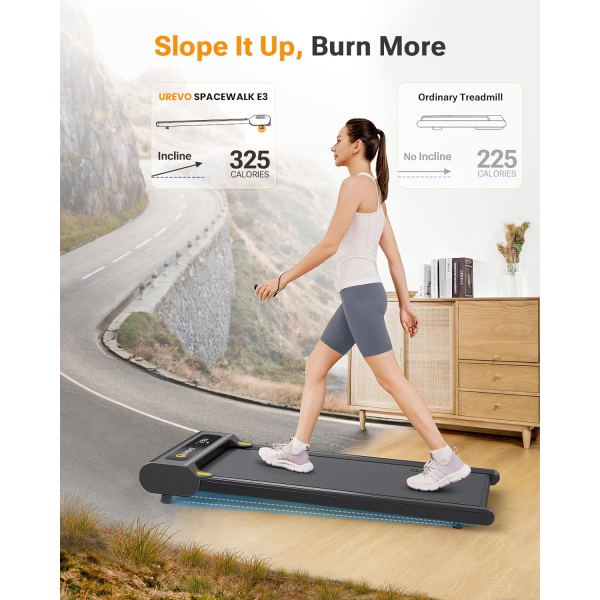 Urevo Spacewalk E3S Walking & Jogging Tread... | Klikk Malta