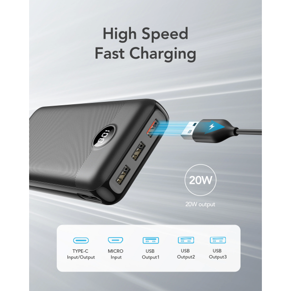 Veger L30 30,000mAh Power Bank 20W | Klikk Malta