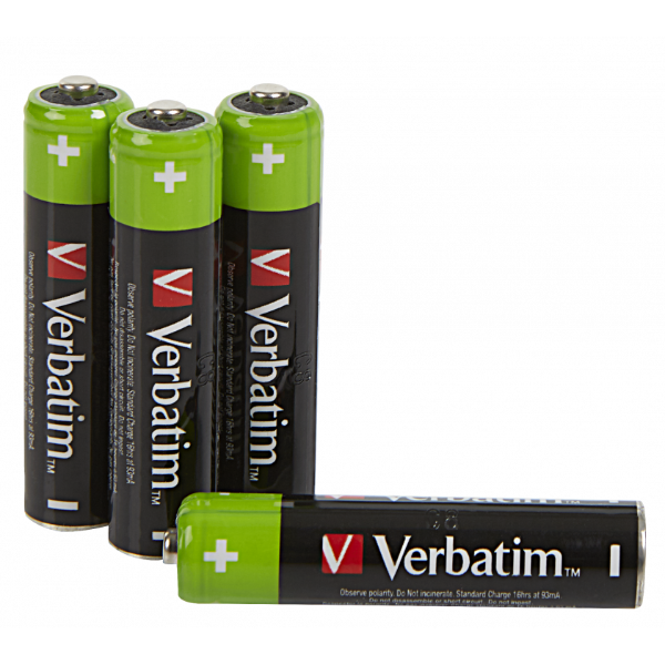 Verbatim Alkaline 4 Pack AAA Rechargeable B... | Klikk Malta