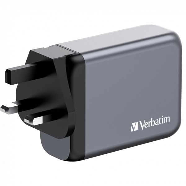 Verbatim GNC-100 100W 4-port GaN Charger | Klikk Malta