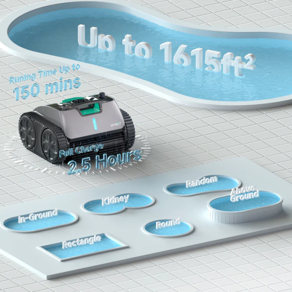 Wybot C1 Pro Pool Robot Vacuum Cleaner | Klikk Malta