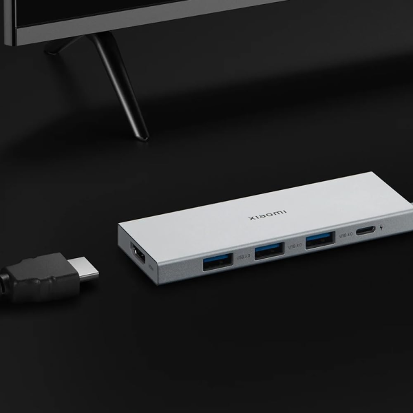Xiaomi 5-in-1 Type-C Hub Silver | Klikk Malta