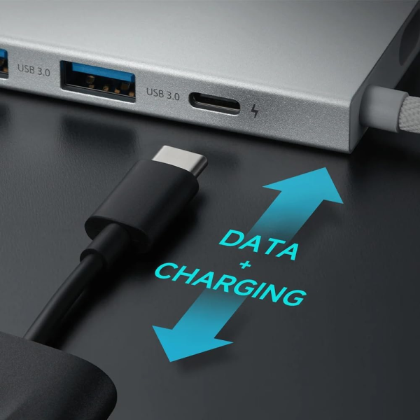 Xiaomi 5-in-1 Type-C Hub Silver | Klikk Malta