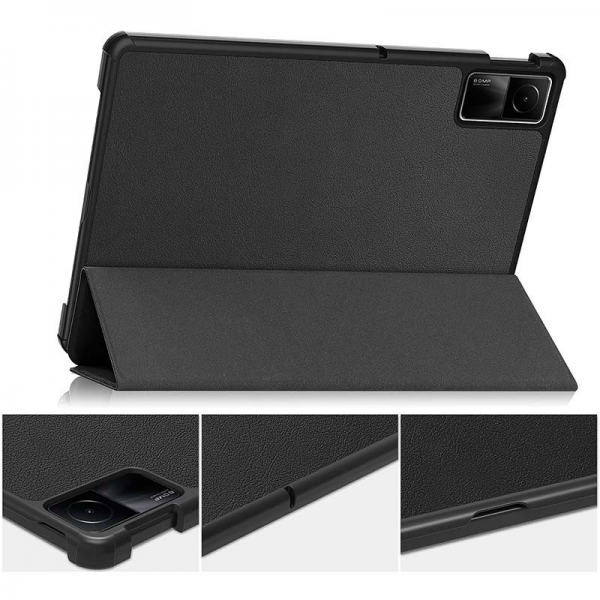 Xiaomi Redmi Pad SE Folio Tablet Case - Black | Klikk Malta