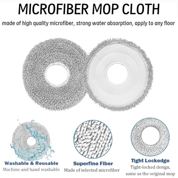 Roborock VibraRise Mop Cloth 2-pk (Q10VF) | Klikk Malta