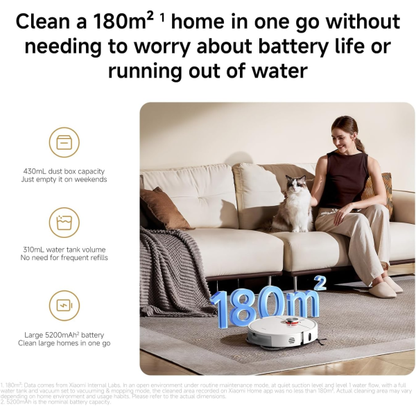 Xiaomi Robot Vacuum S40 Pro White | Klikk Malta