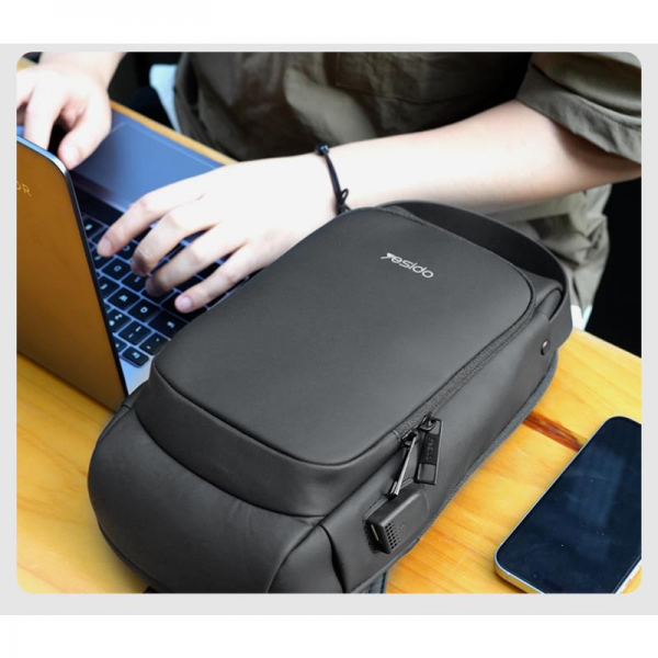 Yesido 7 inch Sling Shoulder Bag Black | Klikk Malta