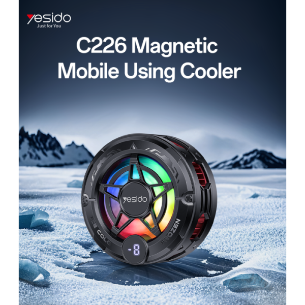 Yesido C226 Magnetic Smartphone Cooler | Klikk Malta