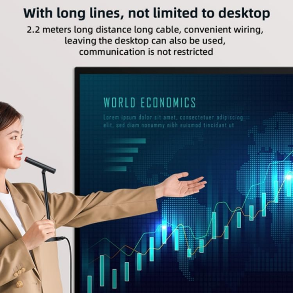 Yesido Desk Microphone with ANC | Klikk Malta