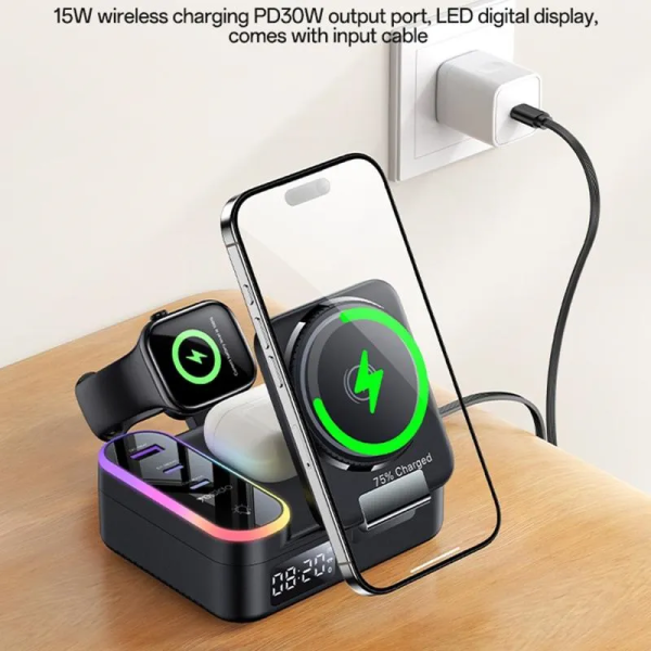 Yesido DS38 8-in-1 Wireless Charging Dock 65W | Klikk Malta